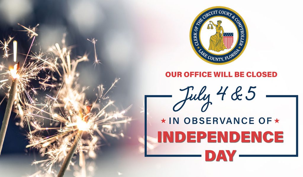 Lake County Clerk’s Office to close for Independence Day