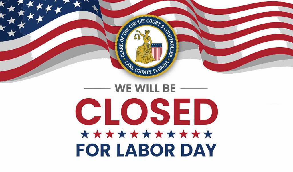 Lake County Clerk’s Office to close for Labor Day