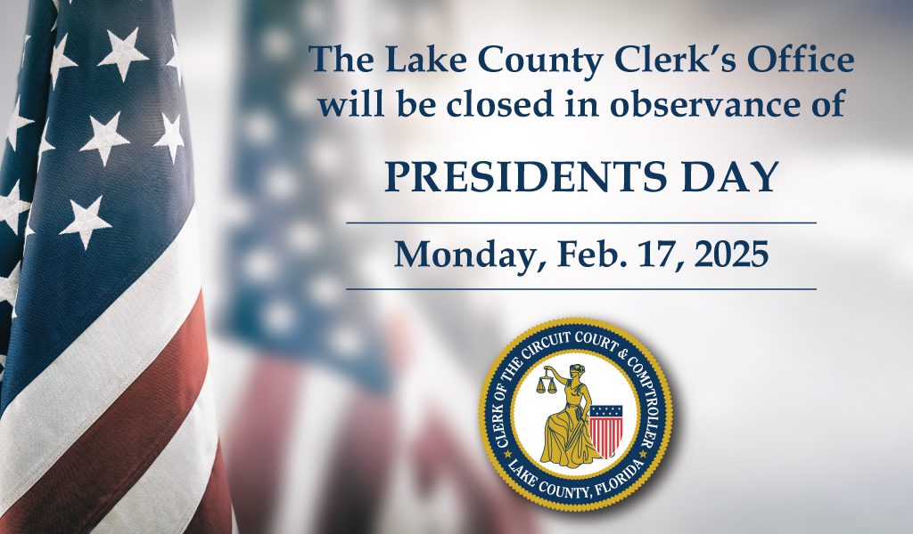 Lake County Clerk’s Office to close for Presidents Day