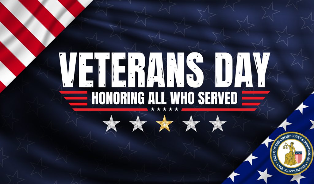 Lake County Clerk’s Office to close for Veterans Day